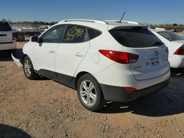 KM8JU3AC4CU482757 - 2012 HYUNDAI TUCSON GLS WHITE photo 3