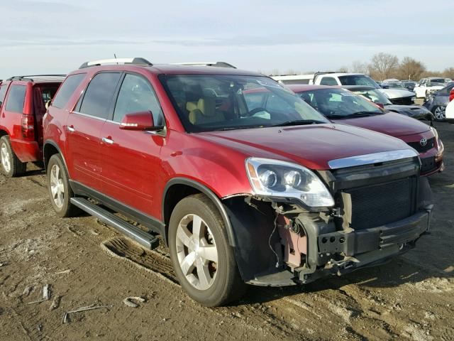 1GKKVRED8BJ247486 - 2011 GMC ACADIA SLT RED photo 1