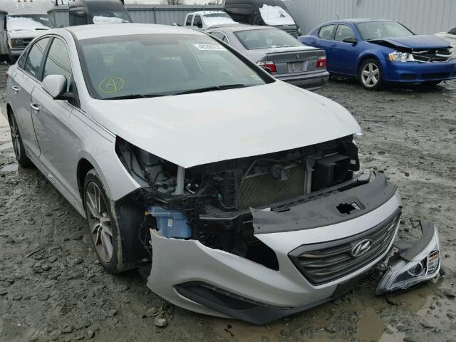 5NPE34ABXFH224053 - 2015 HYUNDAI SONATA SPO SILVER photo 1