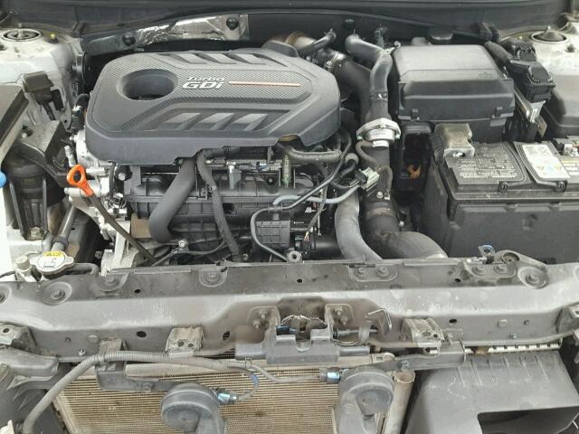 5NPE34ABXFH224053 - 2015 HYUNDAI SONATA SPO SILVER photo 7