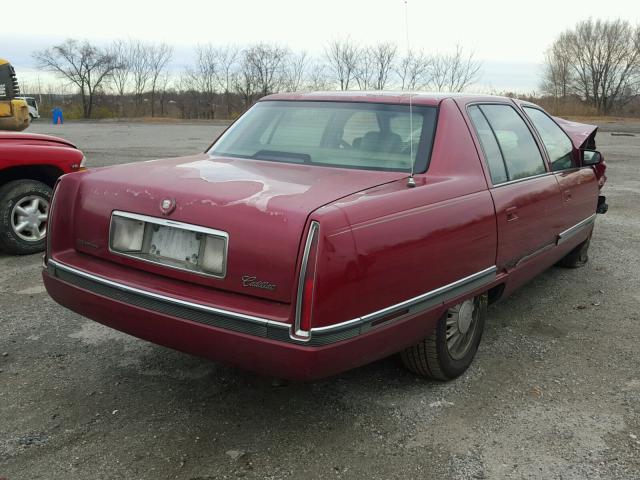 1G6KF52Y2RU269262 - 1994 CADILLAC DEVILLE CO MAROON photo 4