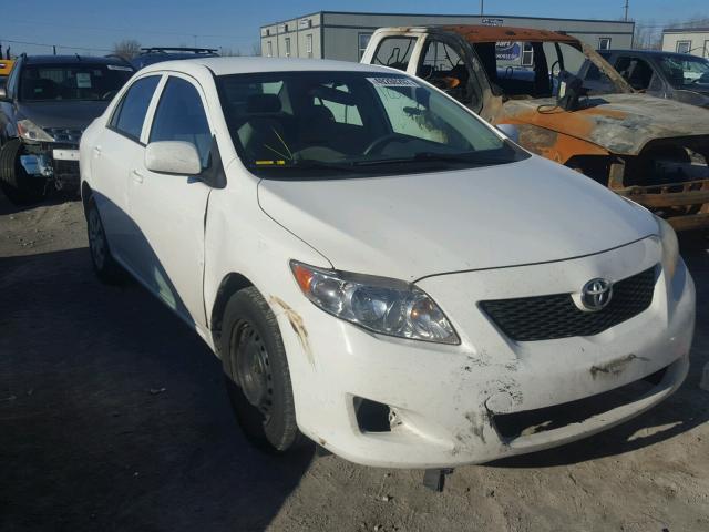 1NXBU4EE0AZ358911 - 2010 TOYOTA COROLLA BA WHITE photo 1