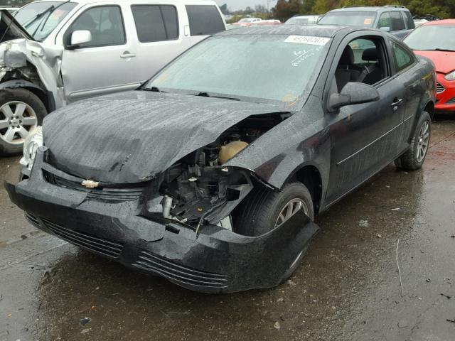 1G1AL18F487306432 - 2008 CHEVROLET COBALT LT BLACK photo 2