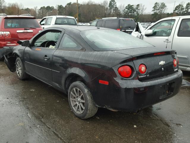 1G1AL18F487306432 - 2008 CHEVROLET COBALT LT BLACK photo 3