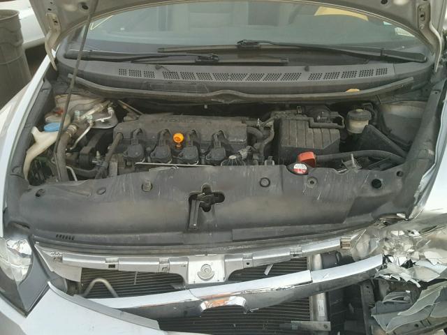 1HGFA16878L010112 - 2008 HONDA CIVIC EX ვერცხლისფერი ფოტო 7