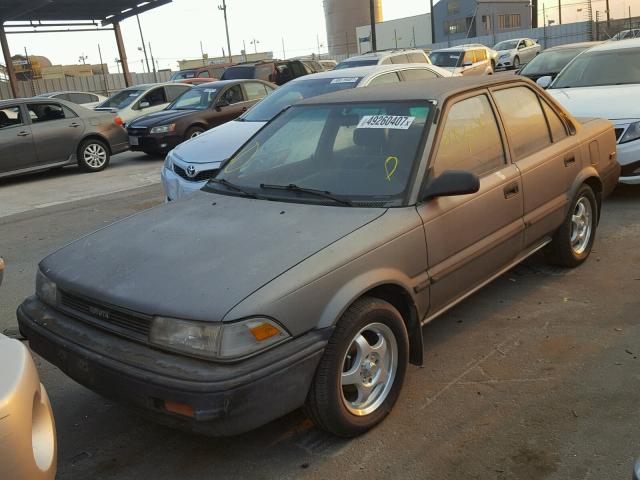 JT2AE92E1K0102163 - 1989 TOYOTA COROLLA DL GRAY photo 2