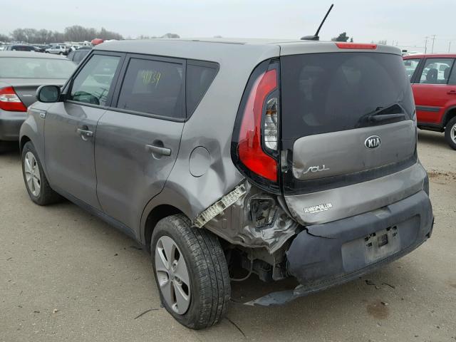 KNDJN2A20G7272759 - 2016 KIA SOUL SILVER photo 3