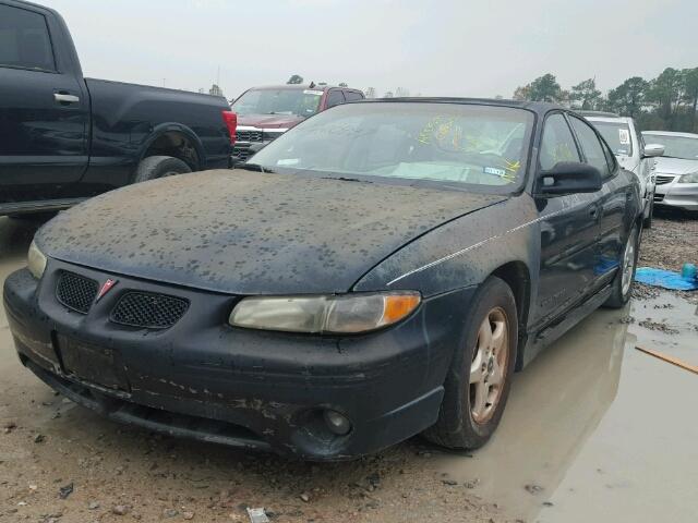 1G2WP52K91F261244 - 2001 PONTIAC GRAND PRIX BLACK photo 2