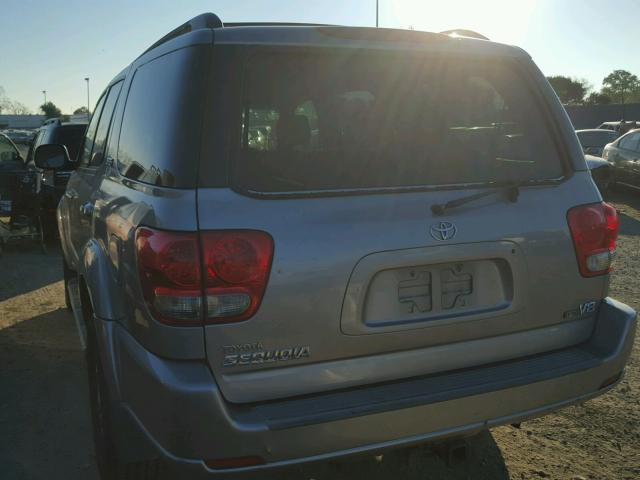 5TDZT34A35S243874 - 2005 TOYOTA SEQUOIA SR GRAY photo 3