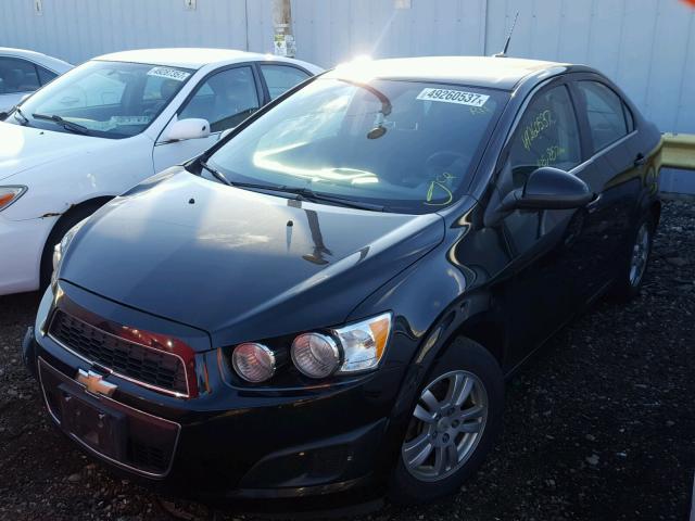 1G1JC5SHXC4163272 - 2012 CHEVROLET SONIC LT BLACK photo 2