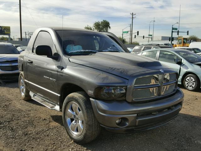 1D7HU16D73J580794 - 2003 DODGE RAM 1500 S GRAY photo 1