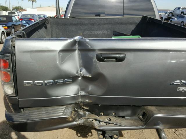 1D7HU16D73J580794 - 2003 DODGE RAM 1500 S GRAY photo 10