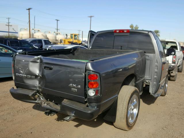 1D7HU16D73J580794 - 2003 DODGE RAM 1500 S GRAY photo 4