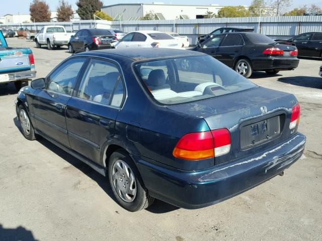 2HGEJ6673VH582786 - 1997 HONDA CIVIC LX GREEN photo 3