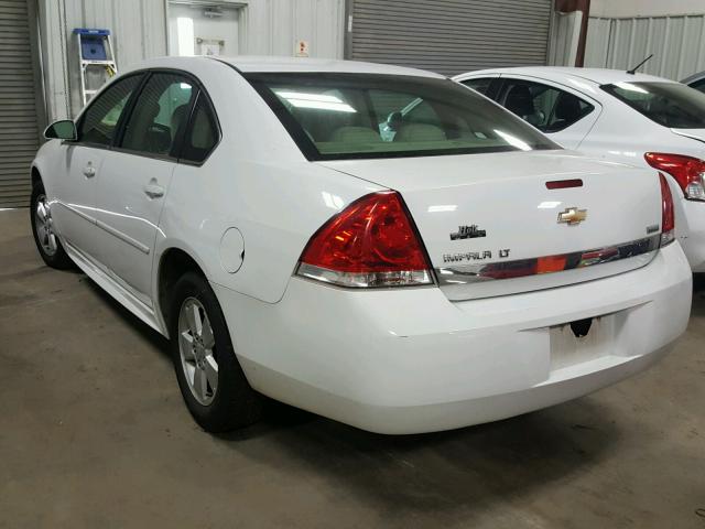 2G1WB5EK6A1250577 - 2010 CHEVROLET IMPALA LT WHITE photo 3