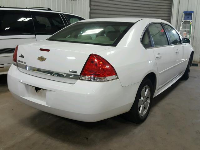 2G1WB5EK6A1250577 - 2010 CHEVROLET IMPALA LT WHITE photo 4