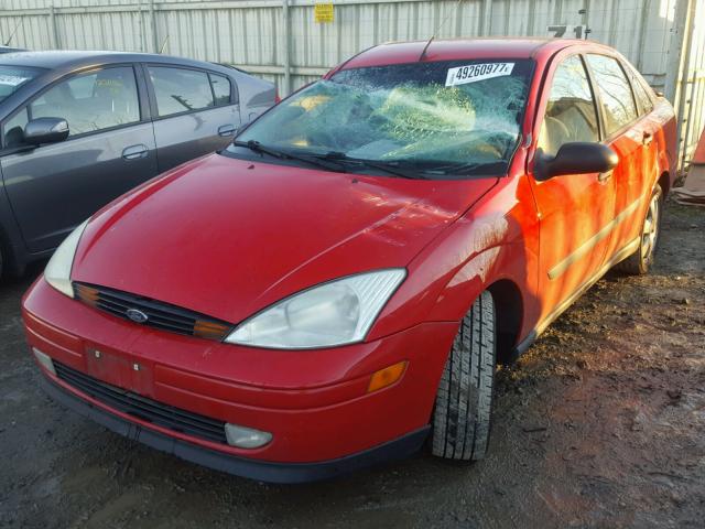 1FAFP34311W277191 - 2001 FORD FOCUS SE RED photo 2