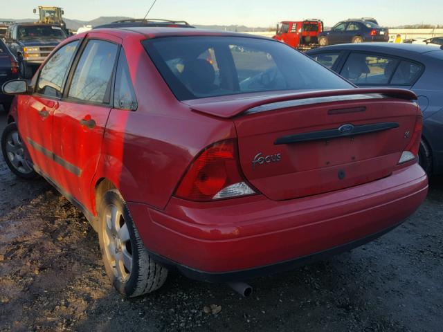 1FAFP34311W277191 - 2001 FORD FOCUS SE RED photo 3