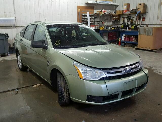 1FAHP35NX8W220488 - 2008 FORD FOCUS SE GREEN photo 1