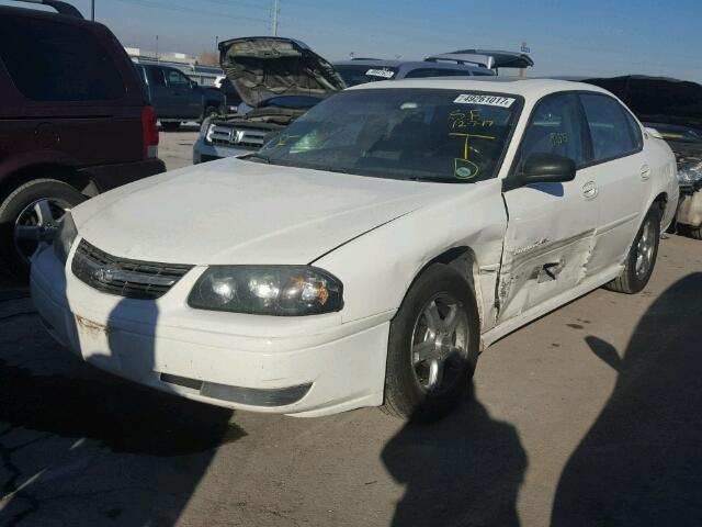 2G1WH52K349296926 - 2004 CHEVROLET IMPALA LS WHITE photo 2