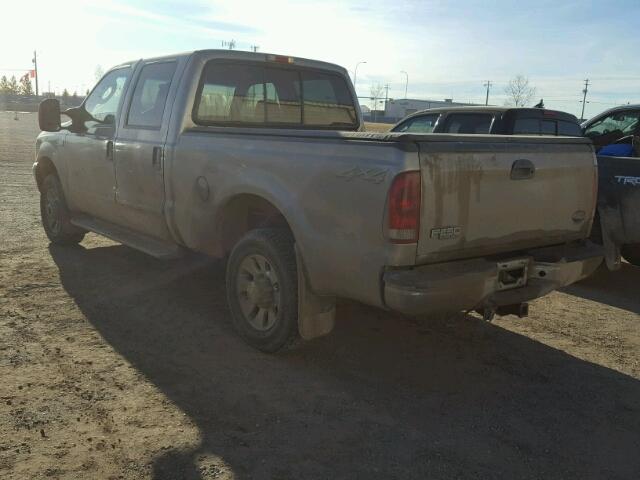 1FTNW21P83EC10736 - 2003 FORD F250 SUPER BROWN photo 3