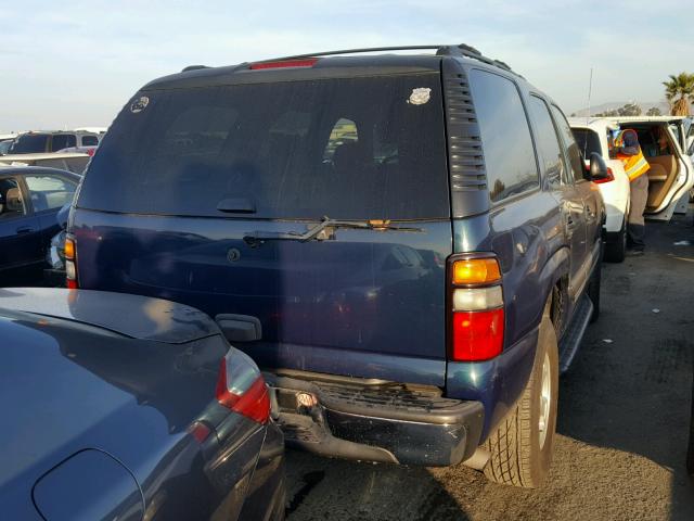 1GNEC13V16J151787 - 2006 CHEVROLET TAHOE C150 BLUE photo 4