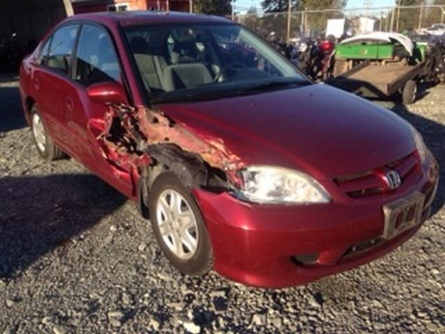 2HGES168X5H002846 - 2005 HONDA CIVIC EX RED photo 1