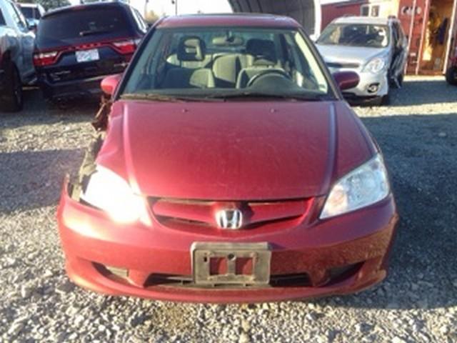 2HGES168X5H002846 - 2005 HONDA CIVIC EX RED photo 2