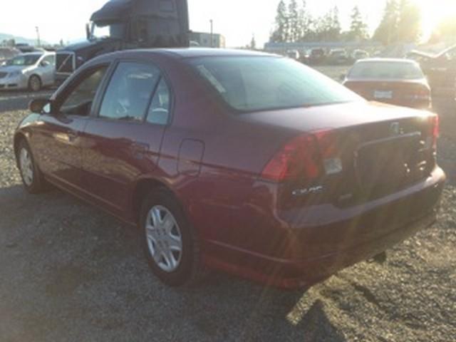 2HGES168X5H002846 - 2005 HONDA CIVIC EX RED photo 3