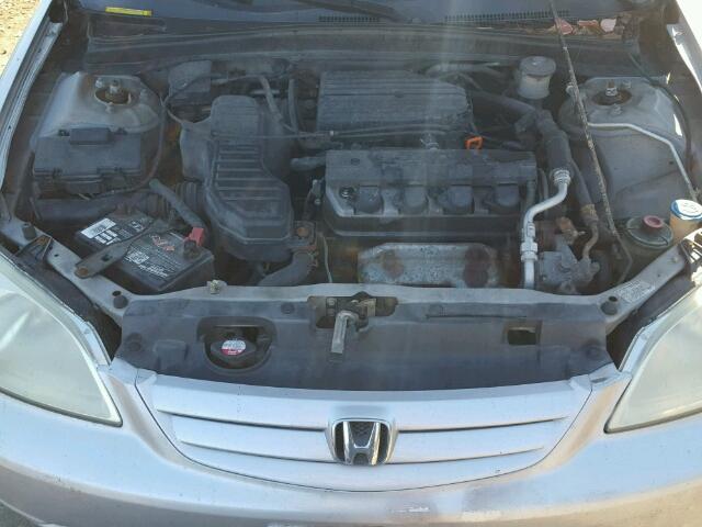 2HGES16593H549092 - 2003 HONDA CIVIC LX SILVER photo 7