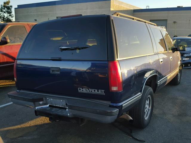 3GNEC16K7SG120055 - 1995 CHEVROLET SUBURBAN C BLUE photo 4