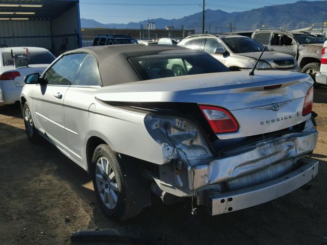 1C3LC45K68N224026 - 2008 CHRYSLER SEBRING SILVER photo 3