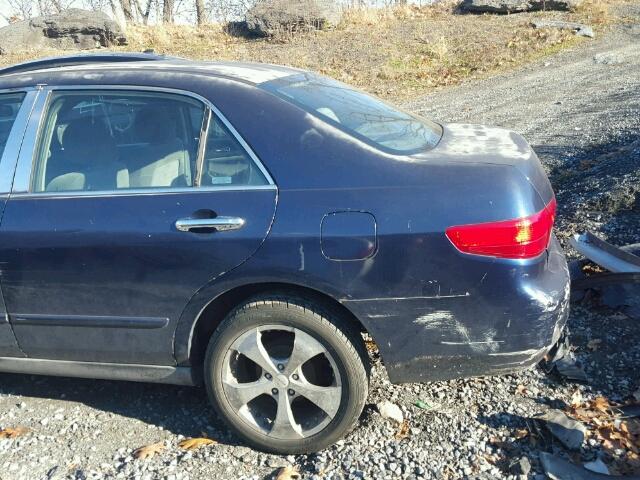 1HGCM56465A061302 - 2005 HONDA ACCORD LX BLUE photo 9