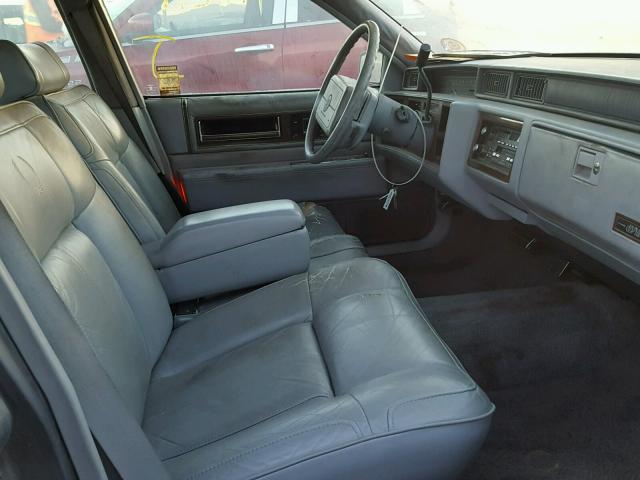 1G6CD53B3M4329031 - 1991 CADILLAC DEVILLE BLUE photo 5