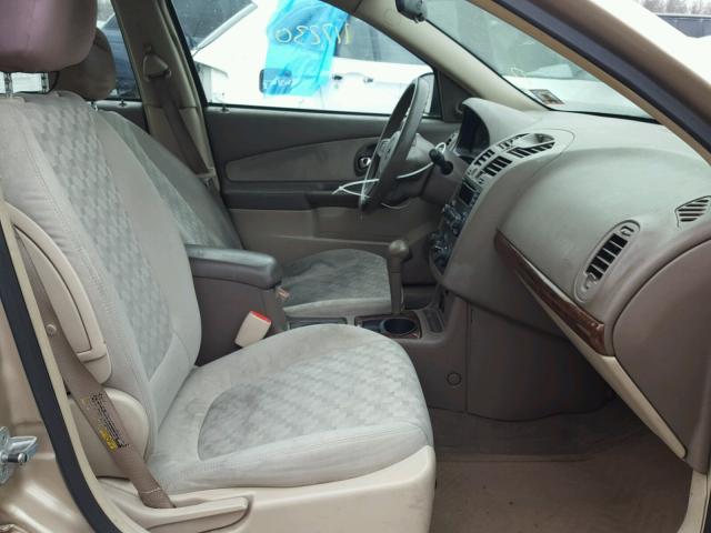 1G1ZT54855F318155 - 2005 CHEVROLET MALIBU LS 米色 照片 5