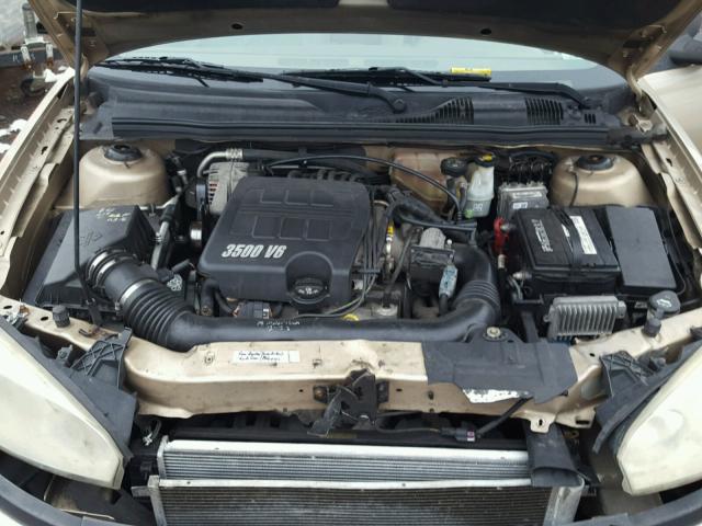 1G1ZT54855F318155 - 2005 CHEVROLET MALIBU LS BEIGE photo 7