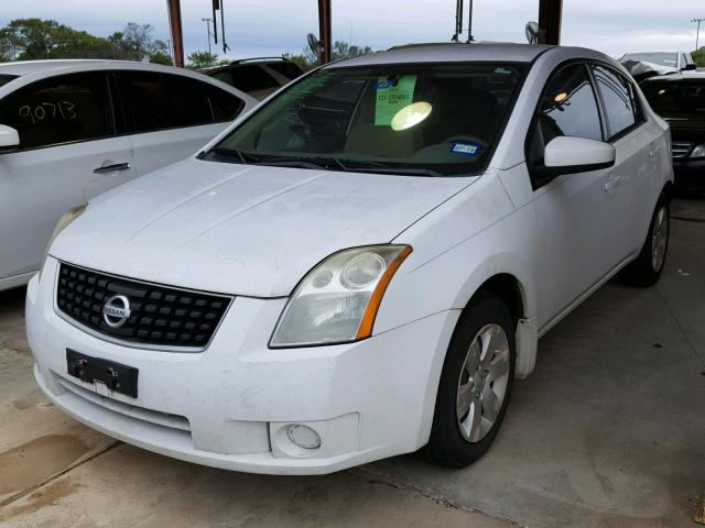 3N1AB61E09L609233 - 2009 NISSAN SENTRA 2.0 WHITE photo 2