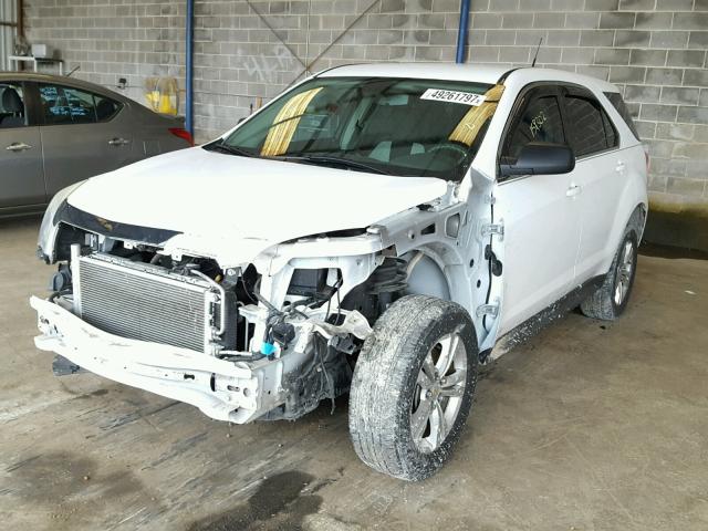 2CNALBEW1A6220272 - 2010 CHEVROLET EQUINOX LS WHITE photo 2