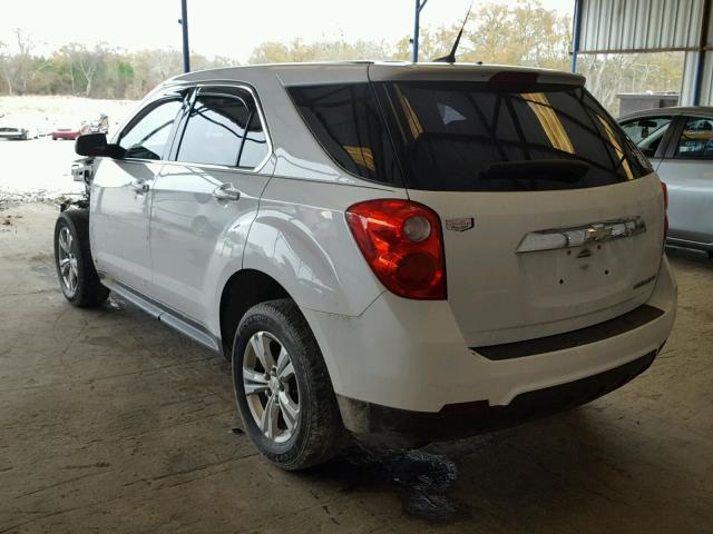 2CNALBEW1A6220272 - 2010 CHEVROLET EQUINOX LS WHITE photo 3