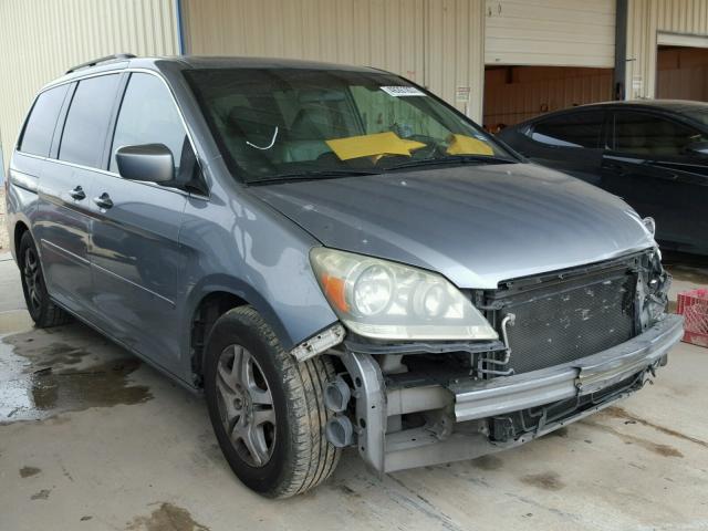 5FNRL38686B055377 - 2006 HONDA ODYSSEY EX BLUE photo 1