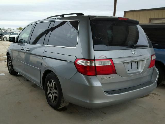 5FNRL38686B055377 - 2006 HONDA ODYSSEY EX BLUE photo 3