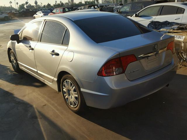 2HGFA16359H327177 - 2009 HONDA CIVIC VP SILVER photo 3