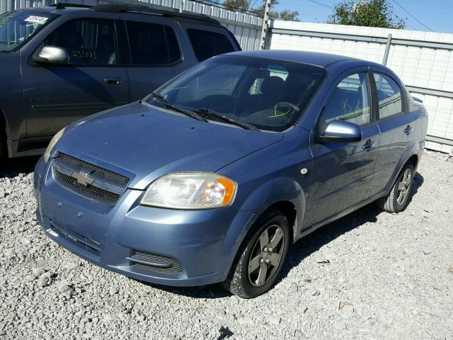 KL1TD56658B113802 - 2008 CHEVROLET AVEO BASE Көк фото 2