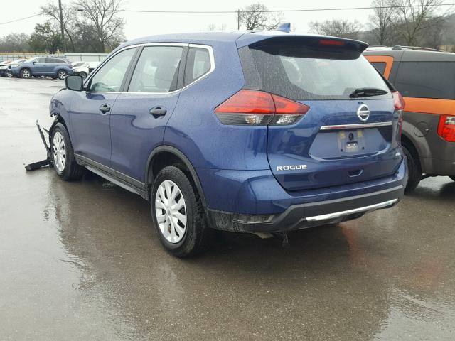 KNMAT2MV5HP513177 - 2017 NISSAN ROGUE S BLUE photo 3