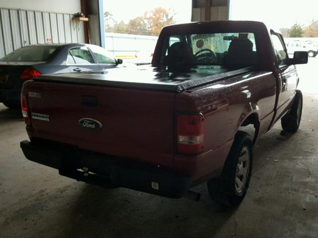 1FTYR10DX6PA73653 - 2006 FORD RANGER RED photo 4