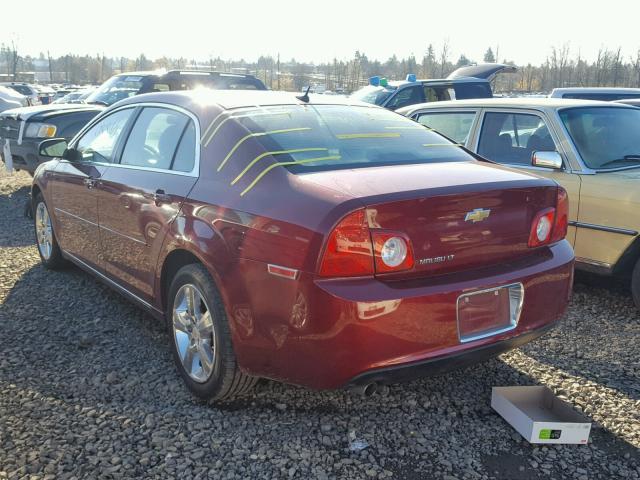 1G1ZD5E10BF275693 - 2011 CHEVROLET MALIBU 2LT RED photo 3