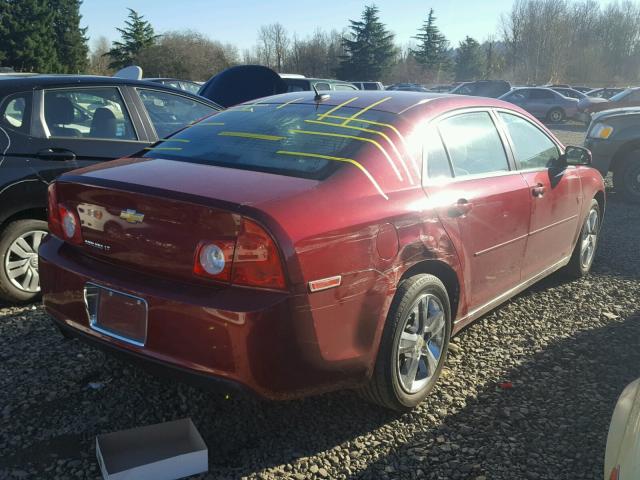 1G1ZD5E10BF275693 - 2011 CHEVROLET MALIBU 2LT RED photo 4