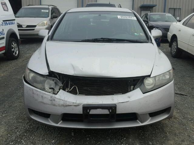 2HGFA1F61AH313226 - 2010 HONDA CIVIC SILVER photo 9