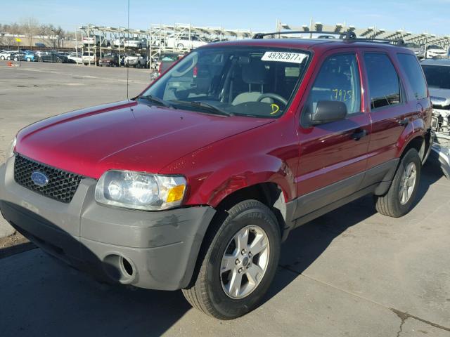 1FMYU93Z26KA37307 - 2006 FORD ESCAPE XLT RED photo 2