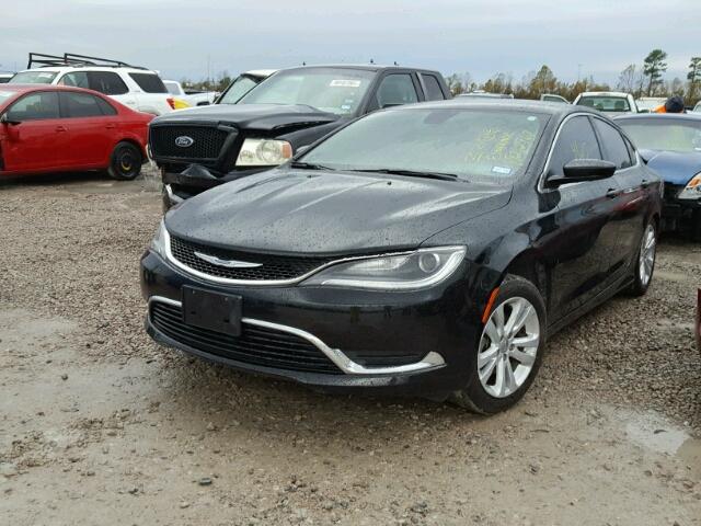 1C3CCCAB8FN713332 - 2015 CHRYSLER 200 LIMITE BLACK photo 2